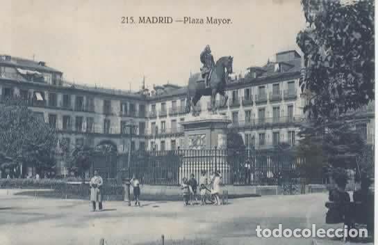 Postales: MADRID SIN ESCRIBIR PLAZA MAYOR