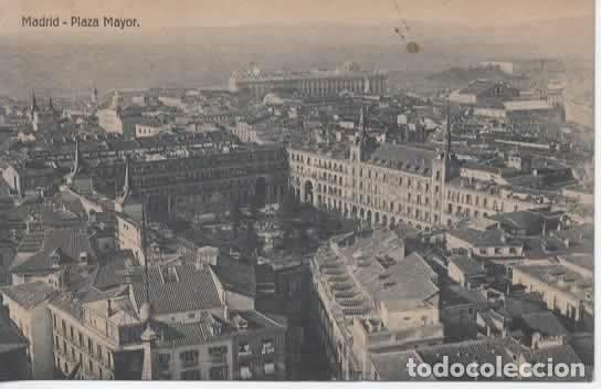 Postales: MADRID ESCRITA PLAZA MAYOR