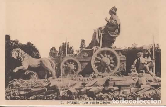 Postales: MADRID SIN ESCRIBIR CIBELES