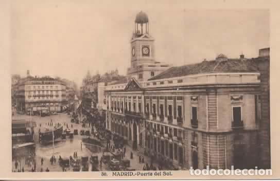 Postales: MADRID SIN ESCRIBIR PUERTA DEL SOL