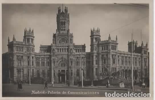 Postales: MADRID ESCRITA PALACIO COMUNICACIONES
