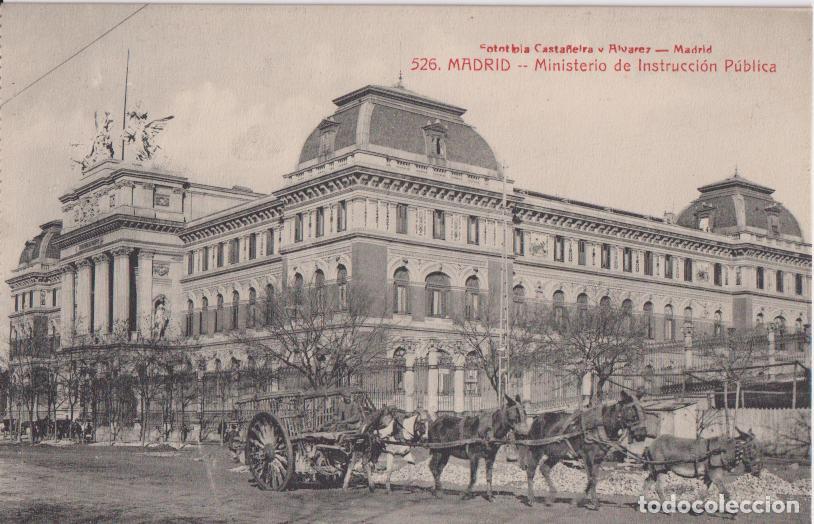 Postales: MADRID, MINISTERIO DE INSTRUCCI&Oacute;N P&Uacute;BLICA - FOTOTIPIA CASTA&Ntilde;EIRA Y ALVAREZ N&ordm;526 - S/C