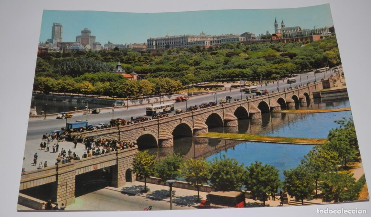 Postales: TARGETA POSTAL DE MADRID - PUENTE DE SEGOVIA SOBRE EL RIO MANZANARES