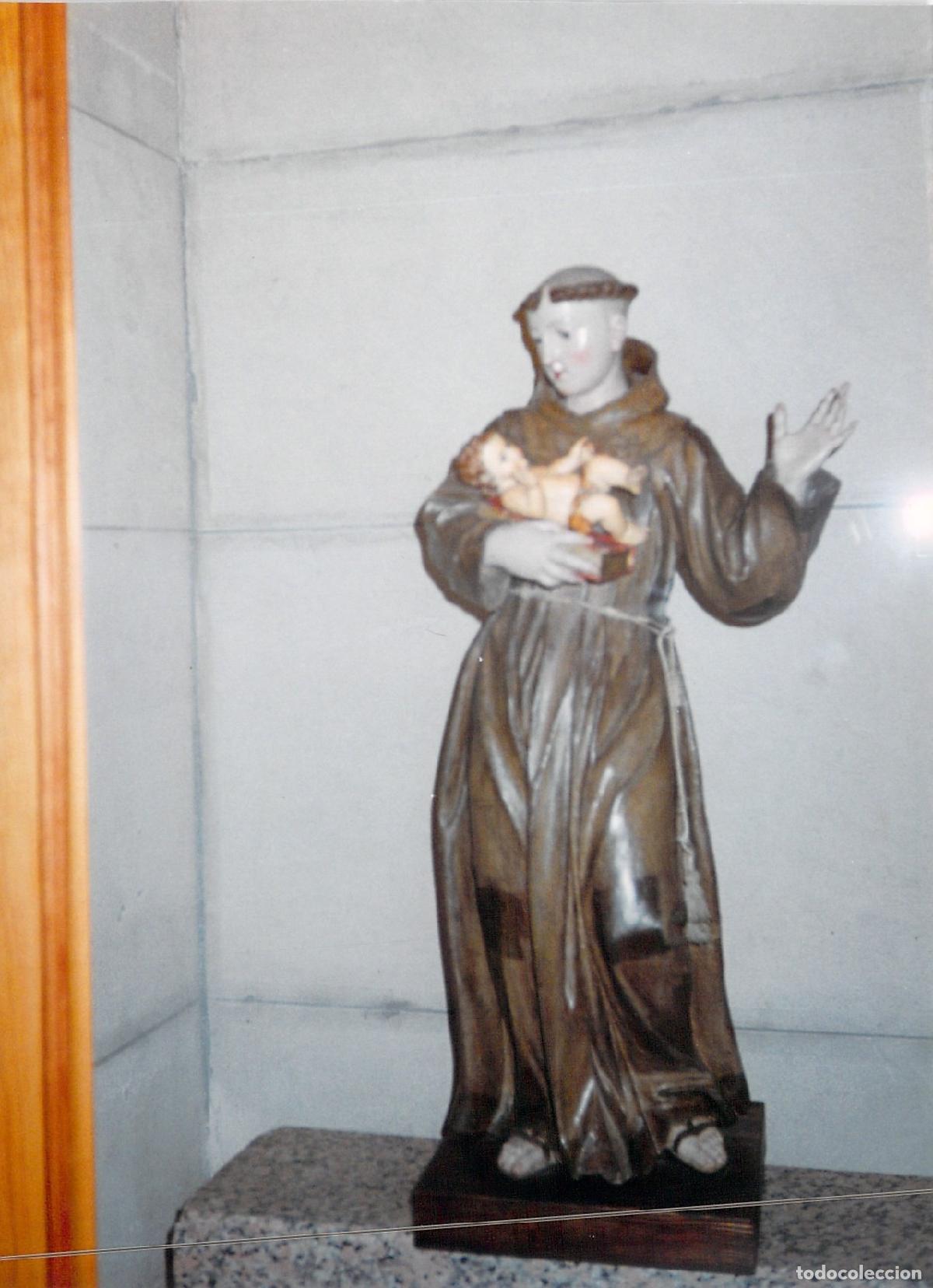 Postales: Fotografia Madrid Catedral de la Almudena Estatua San Antonio