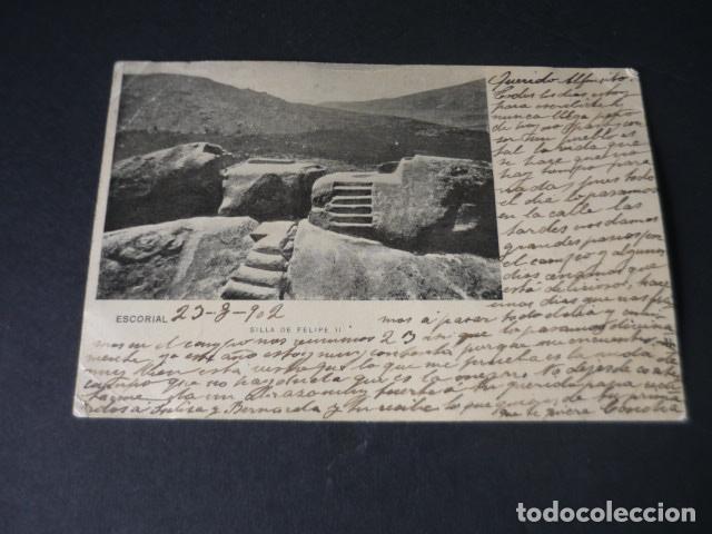 Postkarten: MONASTERIO DE EL ESCORIAL MADRID SILLA DE FELIPE II