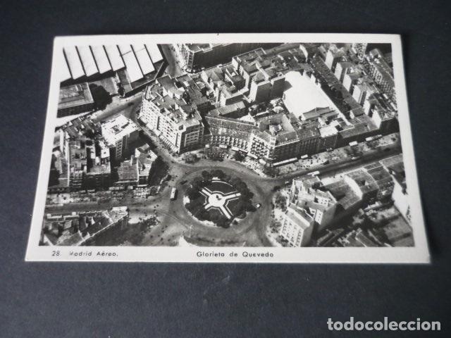 Postales: MADRID AEREA GLORIETA DE QUEVEDO