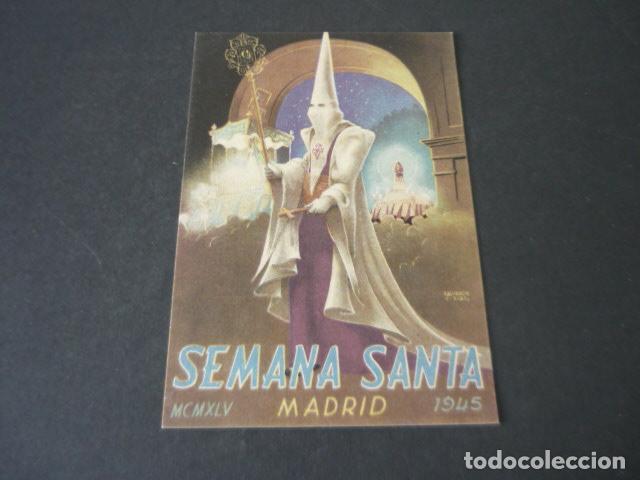 Postales: MADRID SEMANA SANTA 1945 TARJETA TAMA&Ntilde;O POSTAL