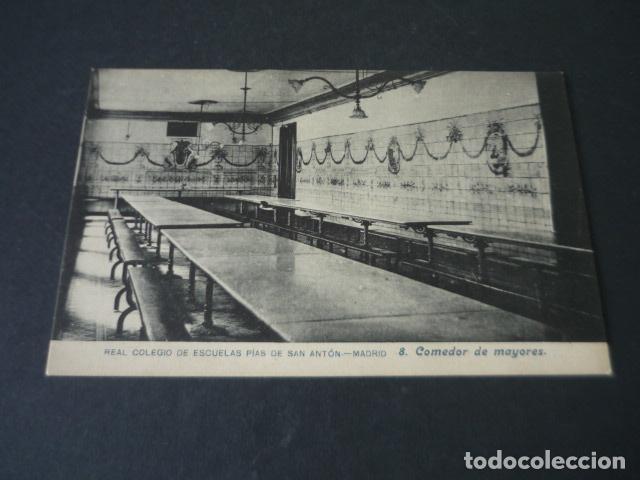 Postales: MADRID REAL COLEGIO DE ESCUELAS PIAS DE SAN ANTON CALLE HORTALEZA COMEDOR DE MAYORES