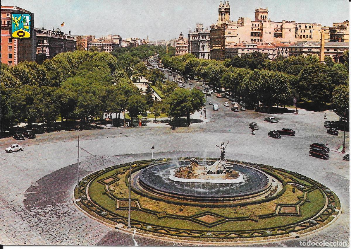 Postales: [POSTAL] Fuente de Neptuno y Paseo del Prado. Madrid (sin circular)