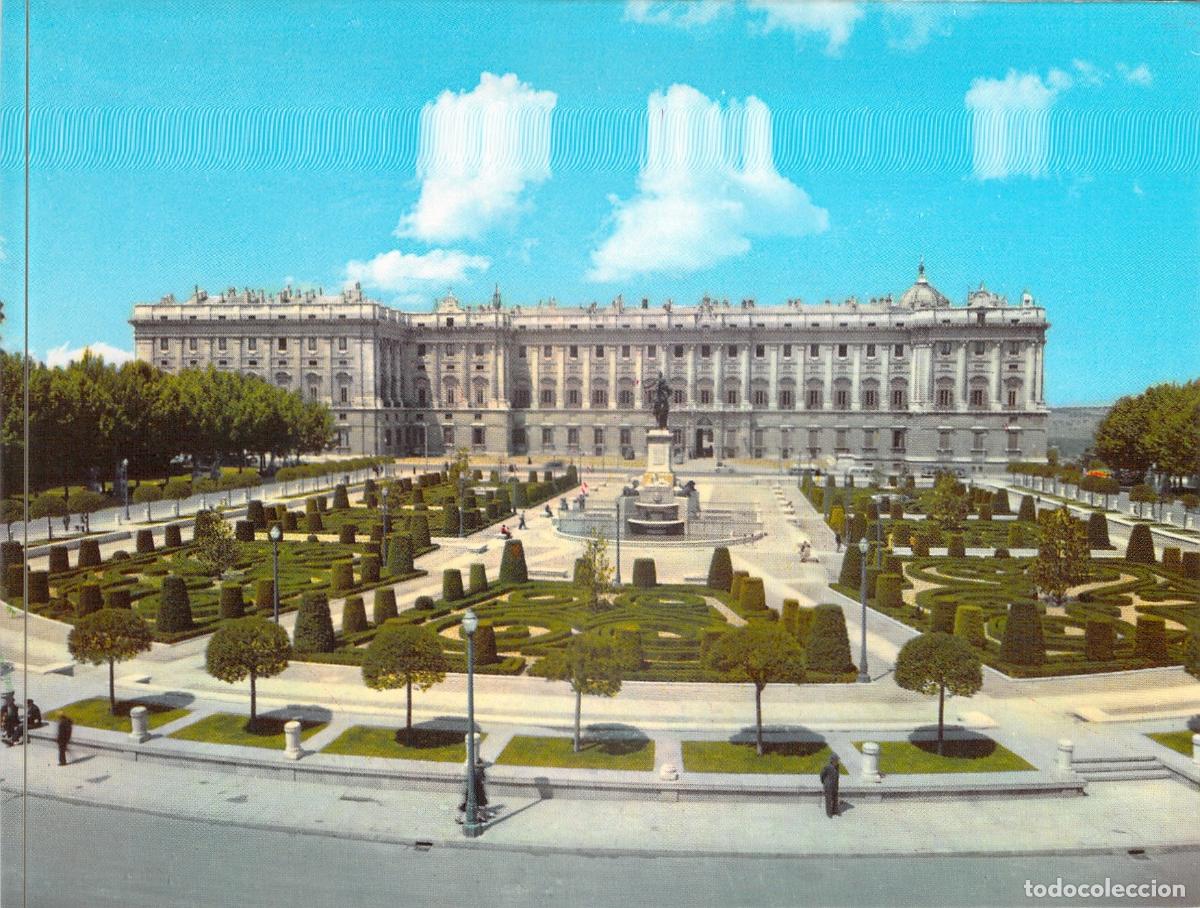 Postales: Postal de Madrid: Plaza de Oriente y Palacio Real