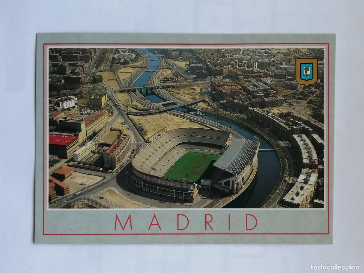 Postales: POSTAL 18393 NUEVA-L.DOMINGUEZ RED LINE 36 MADRID ESTADIO VICENTE CALDERON -FUTBOL DEPORTES