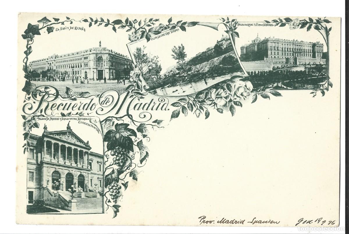 Postkarten: RECUERDO DE MADRID 1896