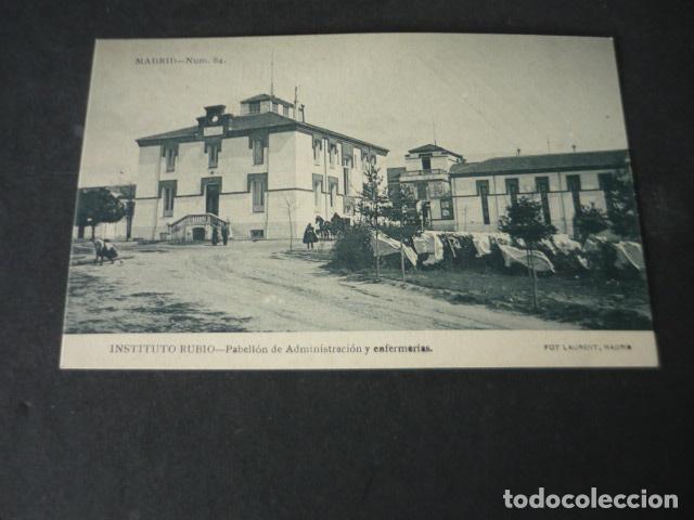 Postales: MADRID INSTITUTO RUBIO PABELLON DE ADMINISTRACION Y ENFERMERIA
