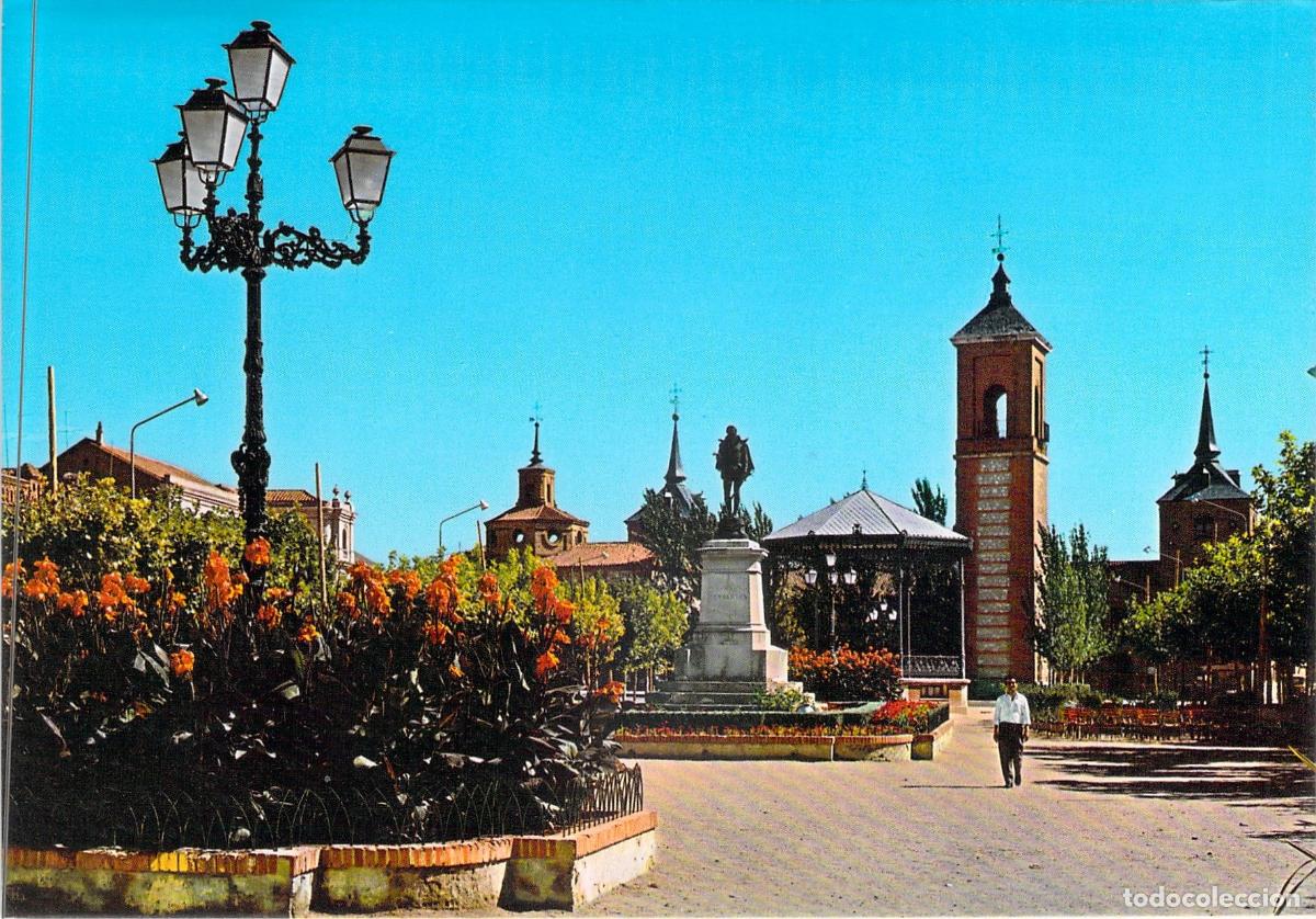 Postales: Postal Alcal&aacute; de Henares Madrid Plaza de Cervantes