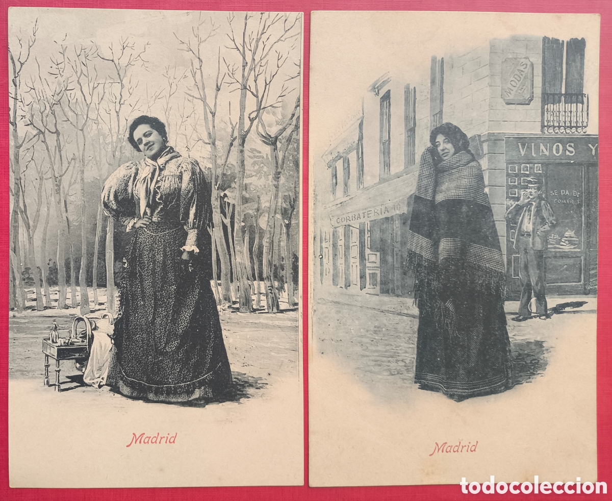 Postales: MADRID ETNOGRAFIA TIPOS DEL PA&Iacute;S POSTAL FOTOTIPIA