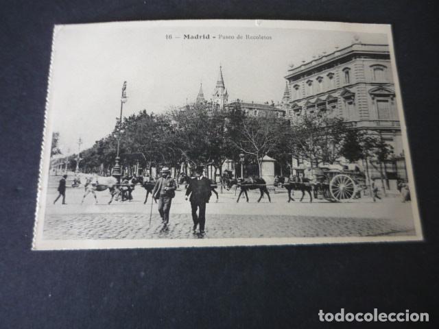 Postais: MADRID PASEO DE RECOLETOS