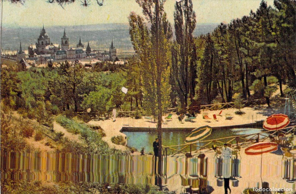 Postales: Postal Hotel Felipe II Piscina San Lorenzo de El Escorial