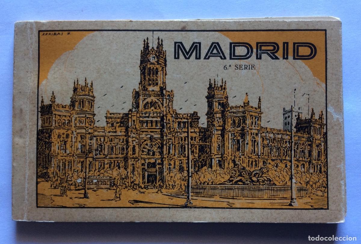 Postcards: &Aacute;LBUM BLOC 12 POSTAL ARRIBAS 6&ordf; SERIE MADRID