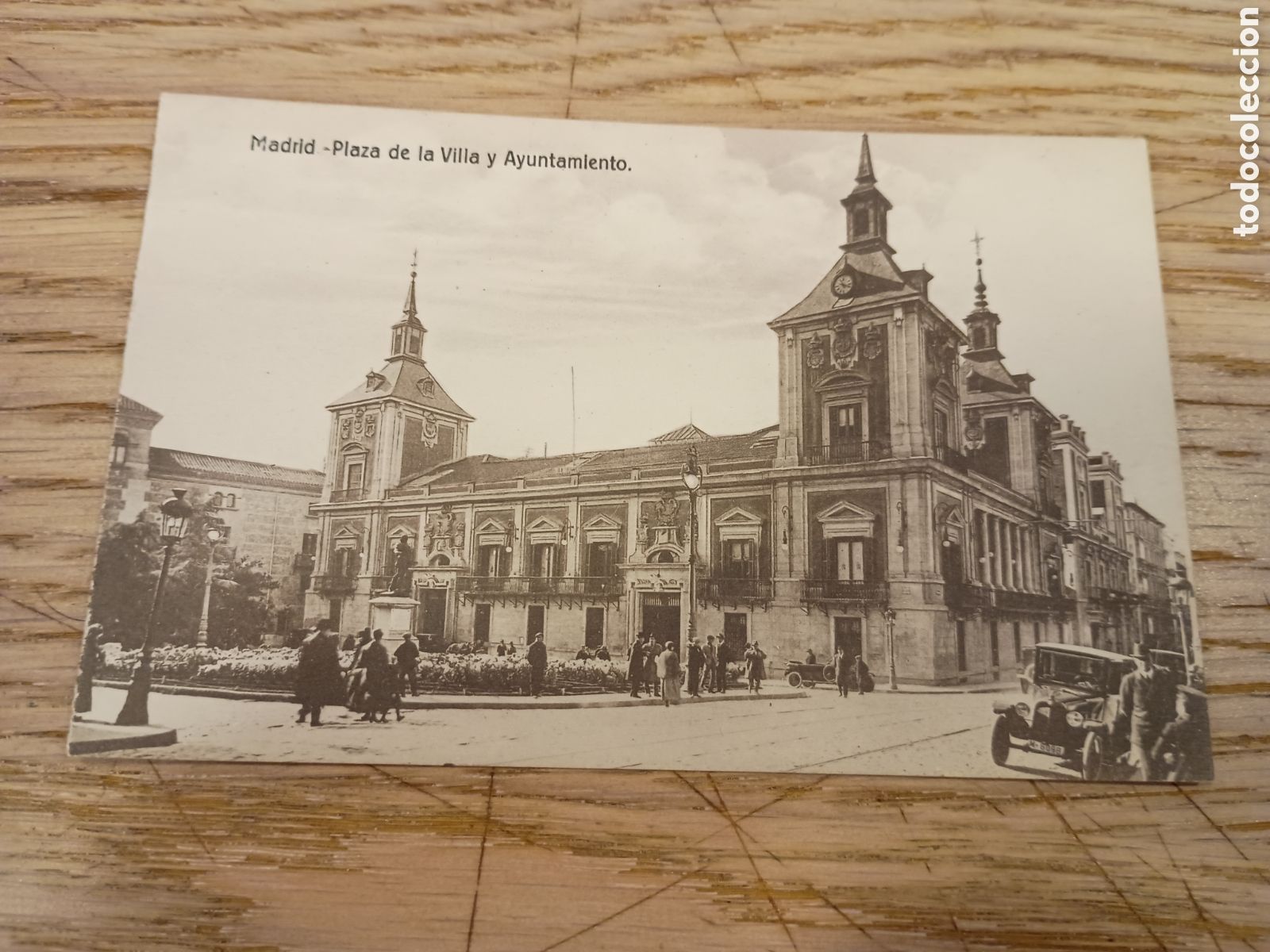 Postales: MADRID - PLAZA MAYOR Y AYUNTAMIENTO - EDICI&Oacute;N GRANDES ALMACENES MADRID-PAR&Iacute;S