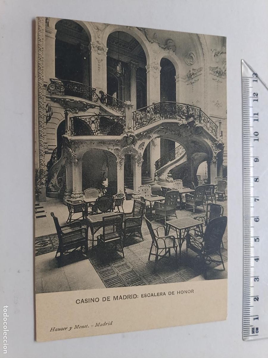 Postales: Casino de Madrid, postal antigua