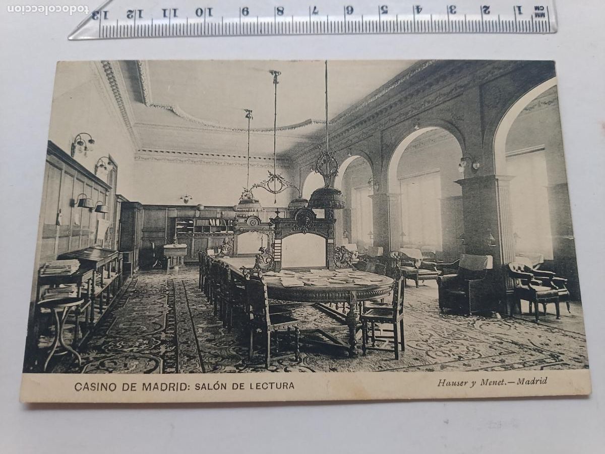 Postales: Casino de Madrid, postal antigua
