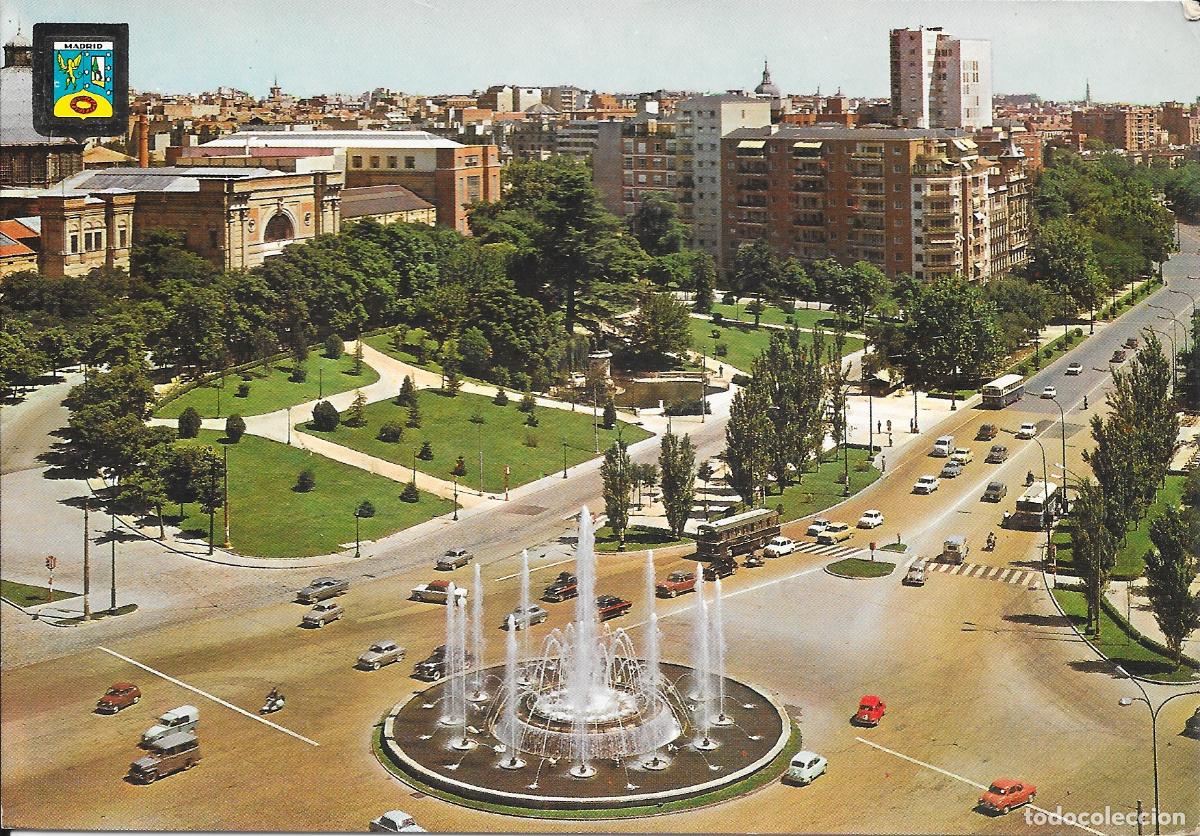 Postales: [POSTAL] Plaza de San Juan de la Cruz. Paseo Castellana. Madrid A&ntilde;o 1968 (circulada)