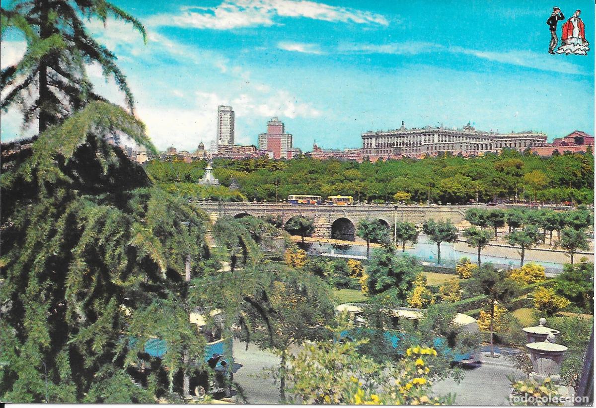 Postales: [POSTAL] Puente de Segovia. Madrid A&ntilde;o 1965 (circulada)