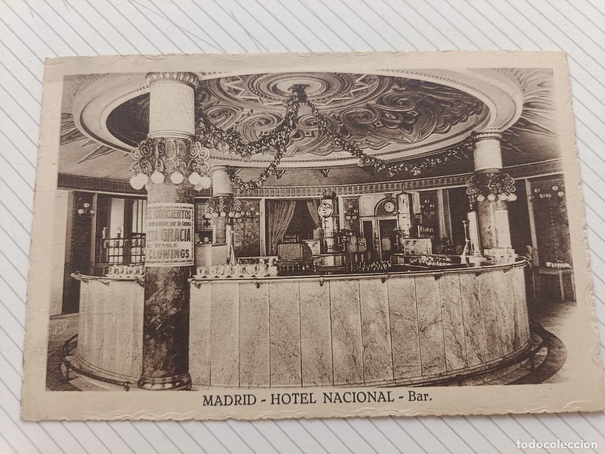 Postales: Madrid. Hotel Nacional. Bar