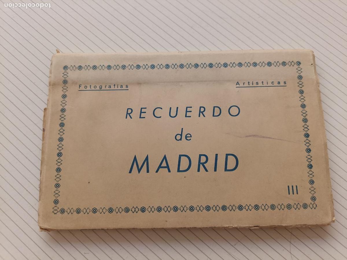 Postales: Madrid. Bloc con 10 postales antiguas