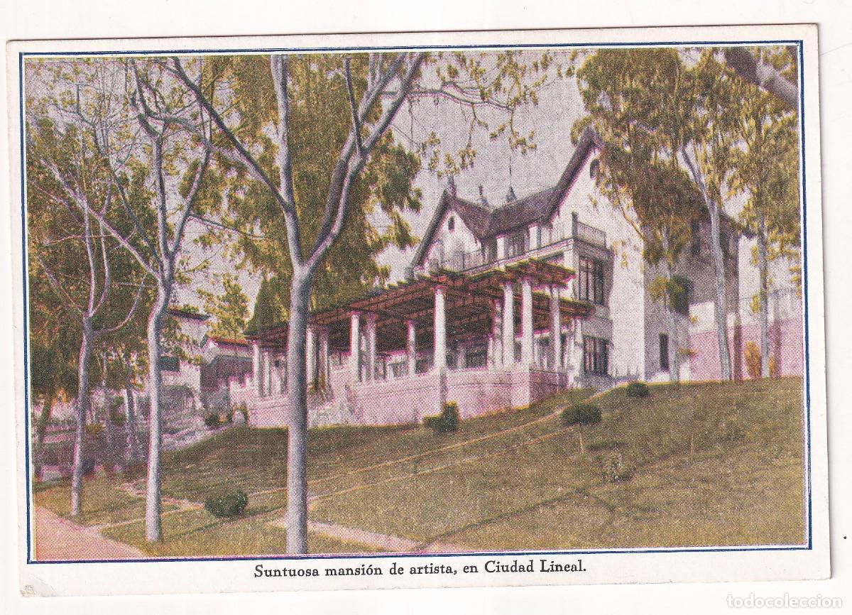 Postales: Curioso secante suntosa masi&oacute;n de la artista Raquel Meller en Ciudad Lineal Madrid.