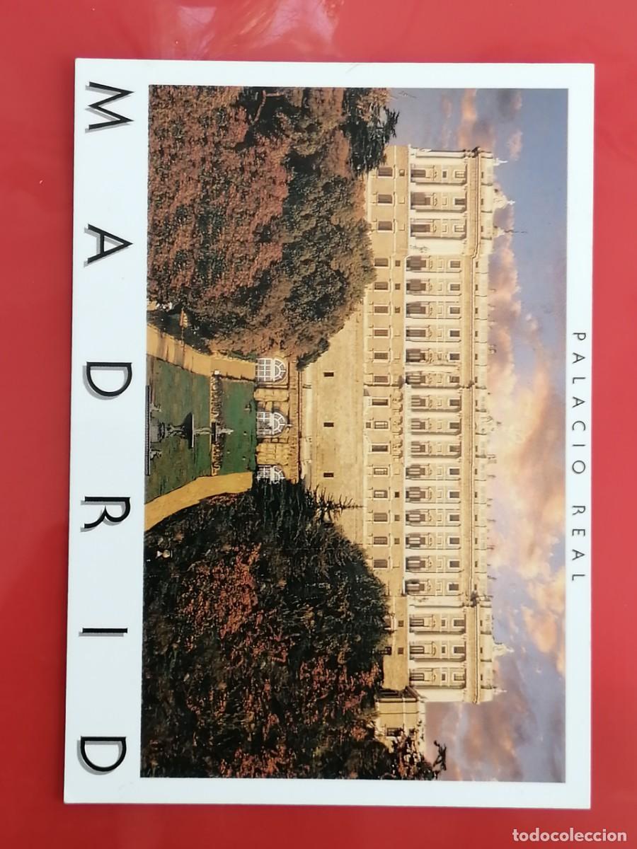 Postales: POSTAL 18743 ESCRITA-EDICIONES 07 349 MADRID PALACIO REAL PARQUE DEL MORO