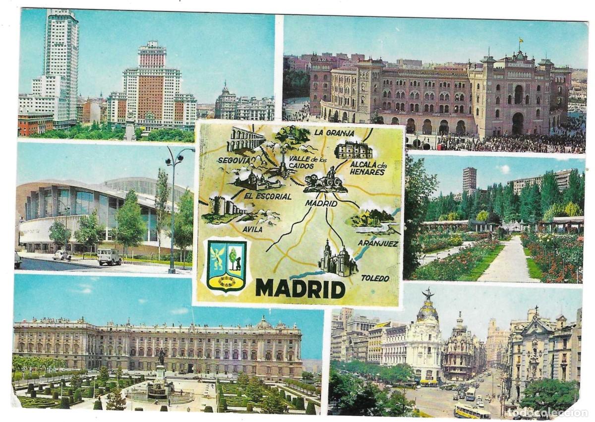 Postales: Postal Madrid. Varias vistas. ref. 7-madrid116