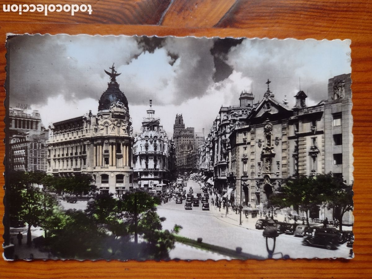 Postales: Postal a&ntilde;os 50, c/ Alcal&aacute;, de Madrid