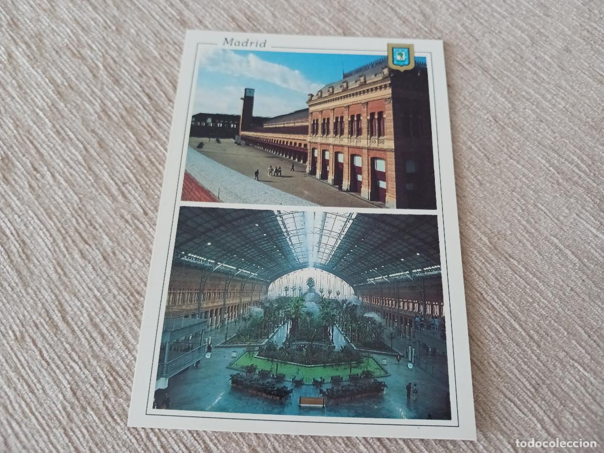Postales: MADRID. estacion de atocha, ED. dominguez