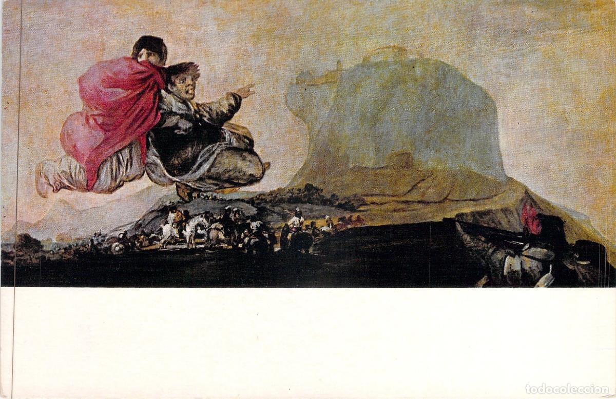 Postales: Postal Museo del Prado Francisco de Goya Al Aquelarre
