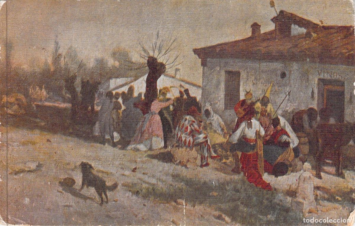 Postales: Postal de Arte Mascarada Madrile&ntilde;a de Angel Lizcano