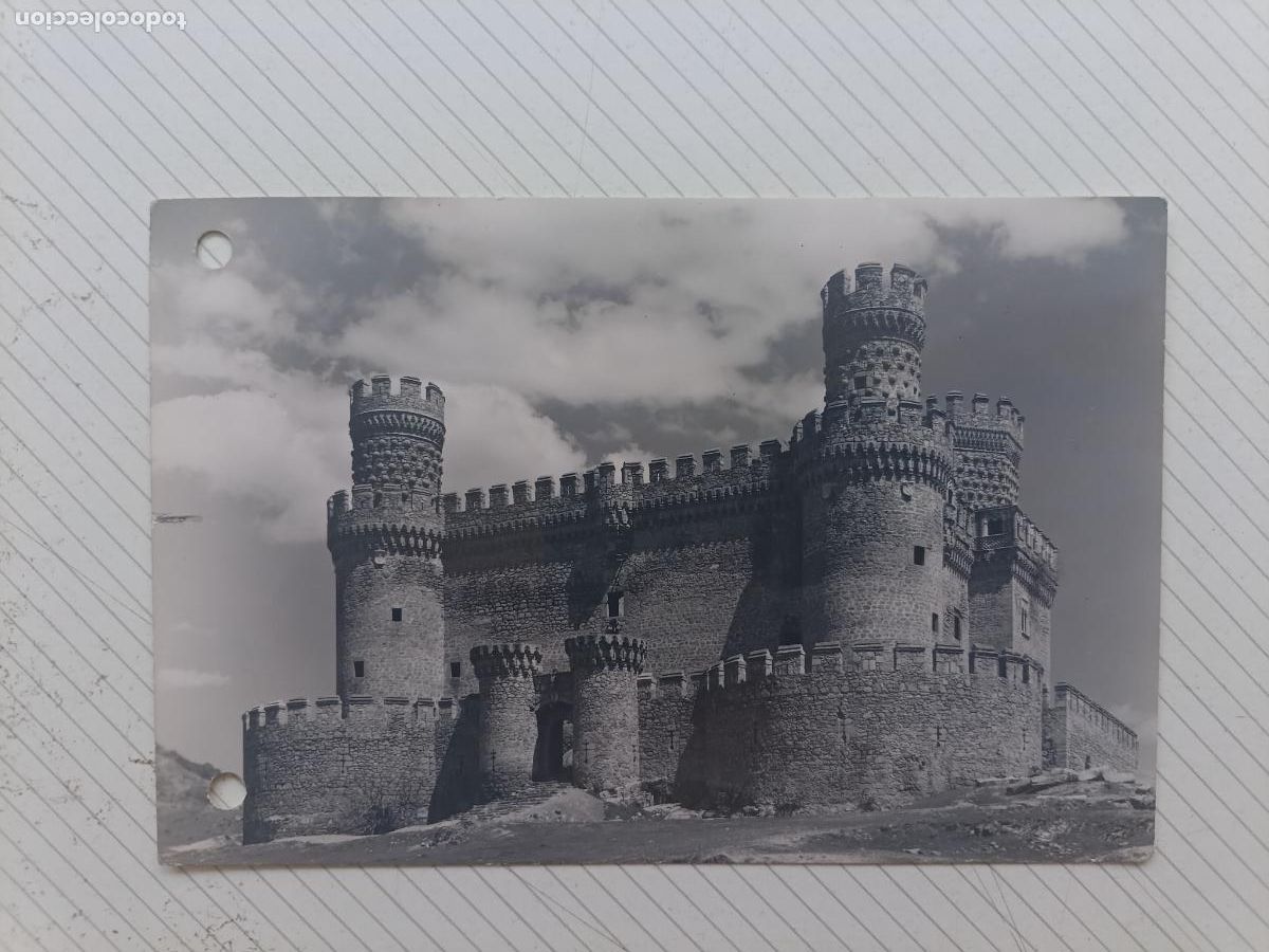 Postales: Manzanares el Real, castillo. Postal circulada
