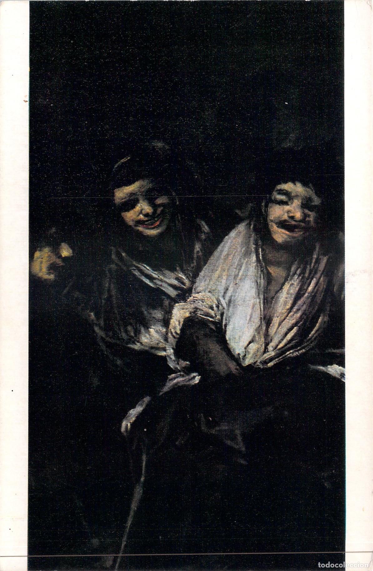Postales: Postal Museo del Prado Goya Dos Mujeres y un Hombre