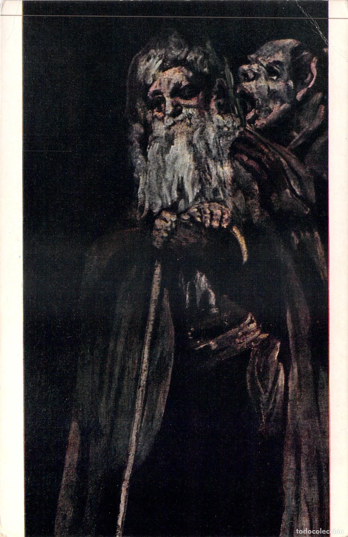 Postales: Postal de Arte Goya Dos Frailes Museo del Prado Madrid