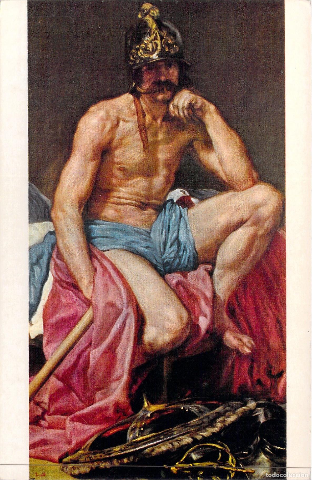 Postales: Postal El Dios Marte de Vel&aacute;zquez, Museo del Prado