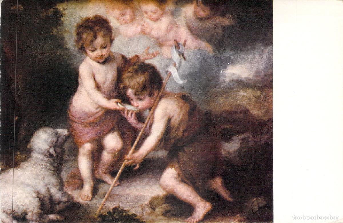 Postales: Postal Museo del Prado Murillo Los Ni&ntilde;os de la Concha
