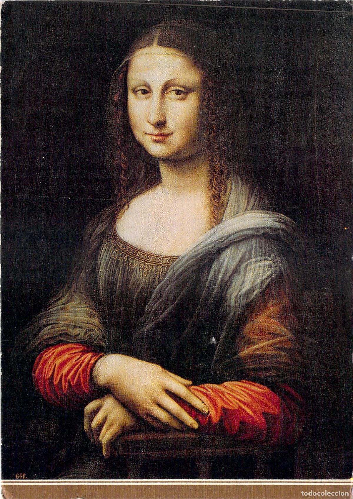 Postales: Postal de La Gioconda - Interpretaci&oacute;n del Museo del Prado