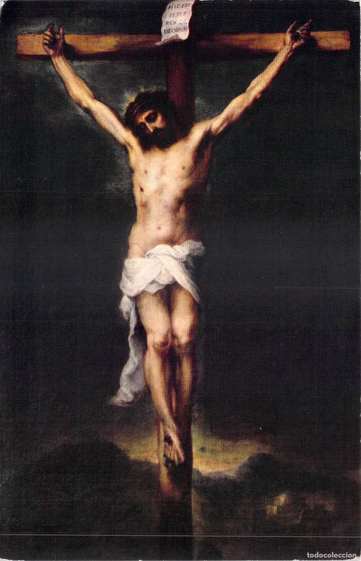 Postales: Postal Museo del Prado, Murillo, Cristo en la Cruz, Madrid