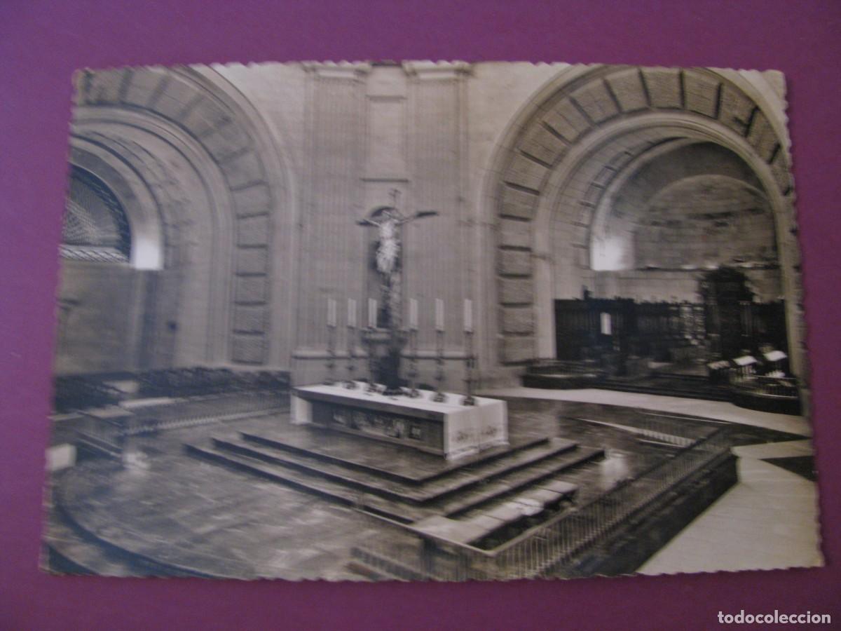 Postales: POSTAL FOTOGRAFICA DE CUELGAMUROS. CRIPTA BASILICA. ALTAR MAYOR Y CORO. ESCRITA