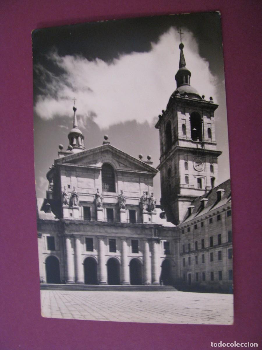 Postales: POSTAL FOTOGRAFICA. EL ESCORIAL. FACHADA. DOMINGUEZ 2.