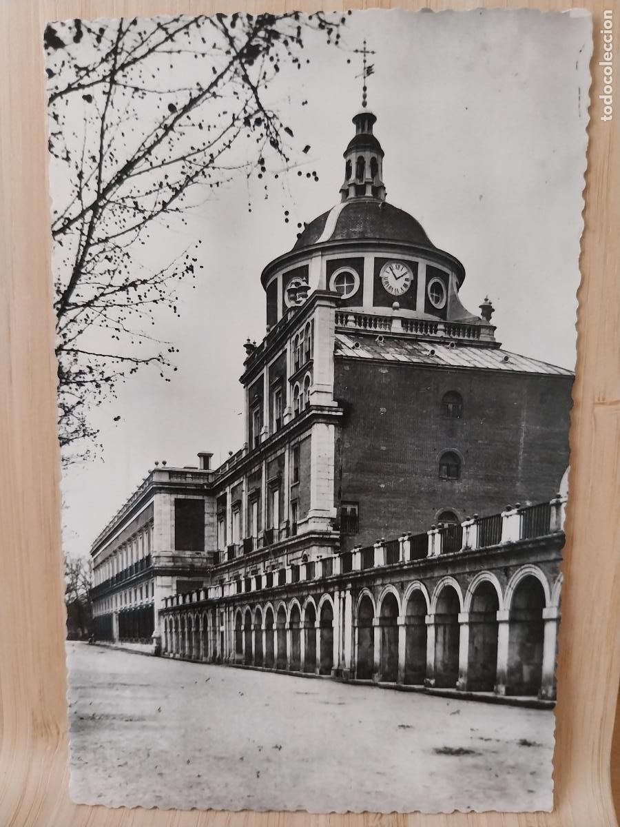 Postales: ARANJUEZ PALACIO ED HELIOTIPIA 33 CIRCULADA A&Ntilde;O 1957 ESCRITA