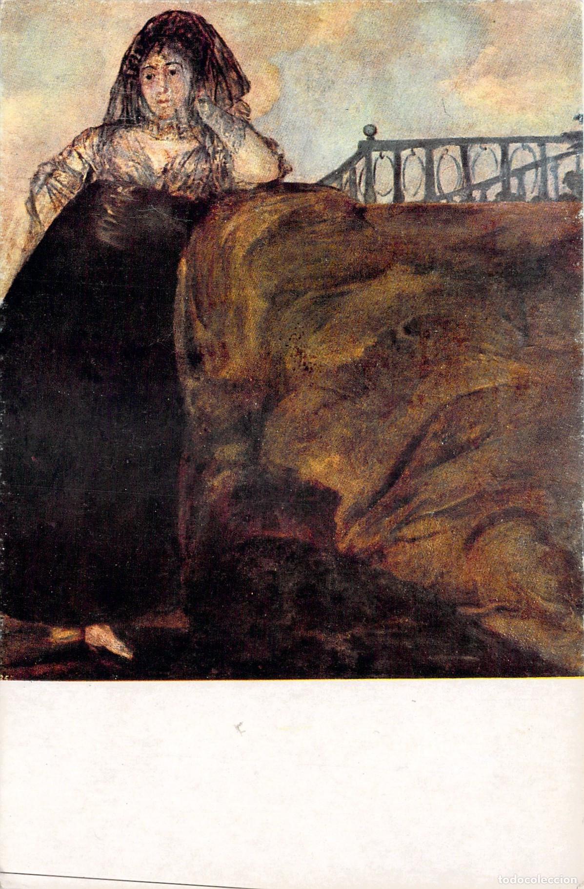 Postales: Postal Museo del Prado Francisco de Goya - Una Manola