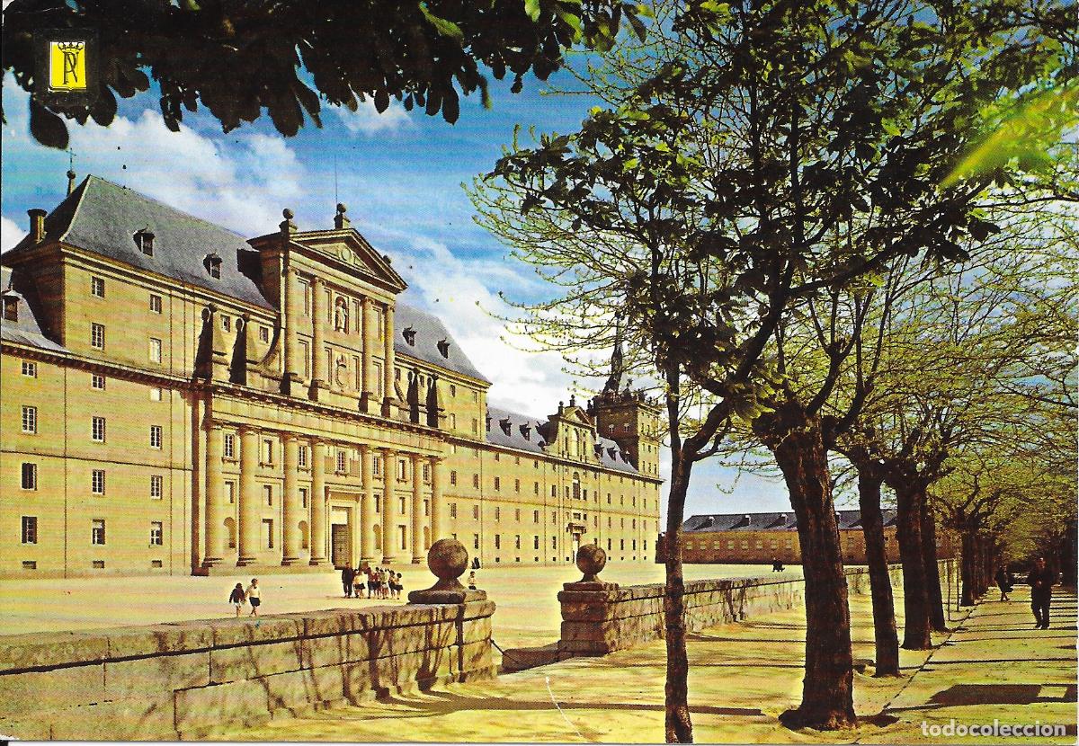 Postales: [POSTAL] Fachada principal. Monasterio. San Lorenzo del Escorial (Madrid) (sin circular)