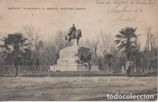 Postales: MADRID ESCRITA GENERAL MARTINEZ CAMPOS
