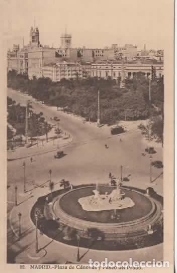 Postales: MADRID SIN ESCRIBIR PLAZA DE CANOVAS